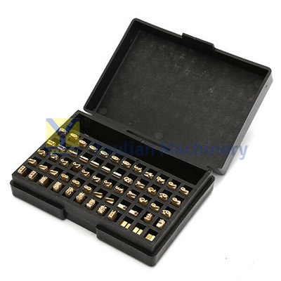 DY-8 71pics letter number letters code expiring date printing machine with tweezers